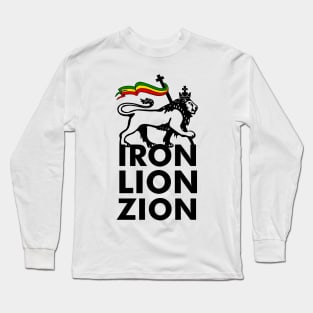 Iron Lion Zion, Lion Of Judah Long Sleeve T-Shirt